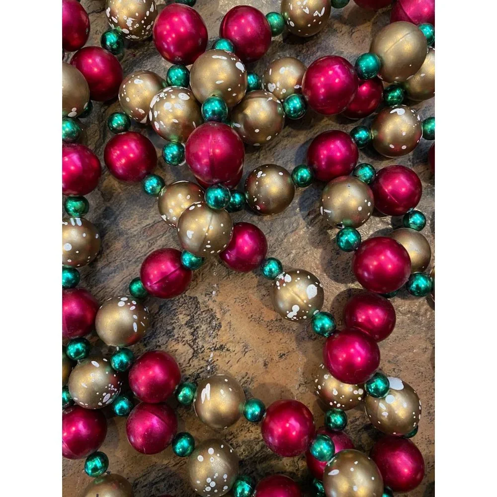 Christmas bead garland